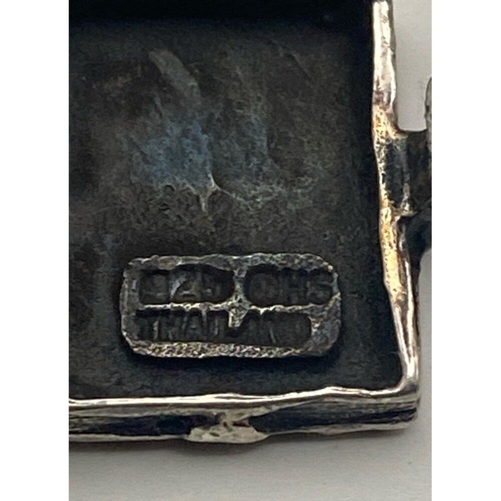 AB Crystal Cube Bracelet Bible Locket Charm Opens Mary Baby Jesus 925 Silver 7.5 - Picture 5 of 11